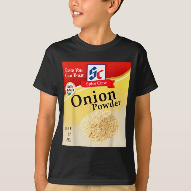 Onion Wder Holiday Condiment Sce Costumes Group Ma T-Shirt (Front)