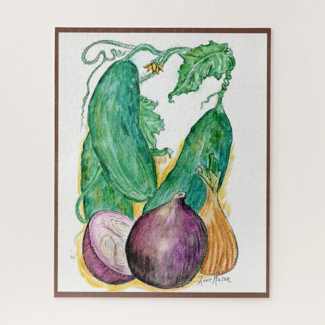Onions and Cukes Jigsaw Puzzle (Vertical)