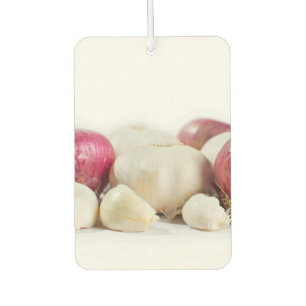 Onions And Garlic Car Air Freshener