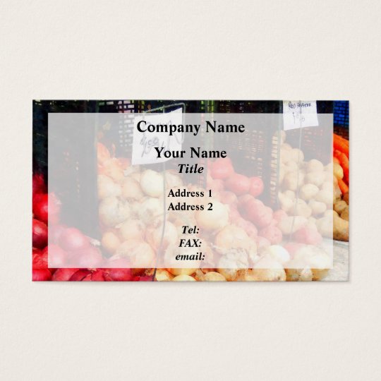 Onions and Potatoes Business Card