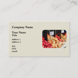 Onions and Potatoes Business Card
