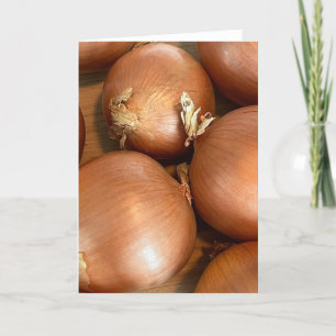 Onions Blank Note Card