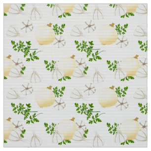 Onions Garlic Art of Cooking Kitchen Fabric
