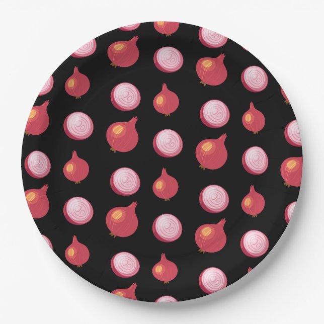 Onions Paper Plate (Front)