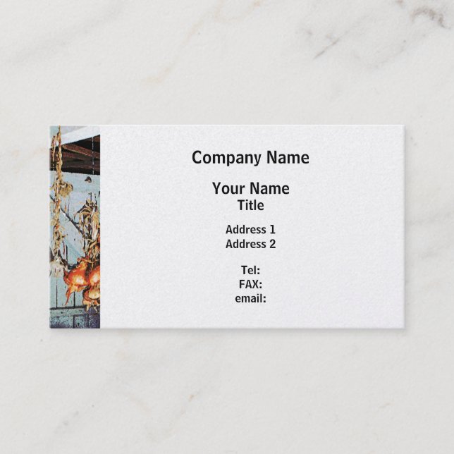 Onions - Platinum Finish Business Card (Front)