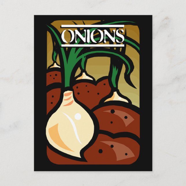 Onions Postcard (Front)