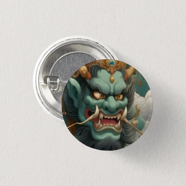Oni's Wrath Button (Front & Back)