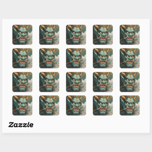 Oni's Wrath Square Sticker