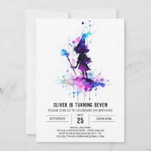 Online Children Wizardry Birthday Invitation