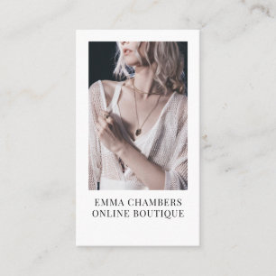 Online Clothing Boutique Business Card