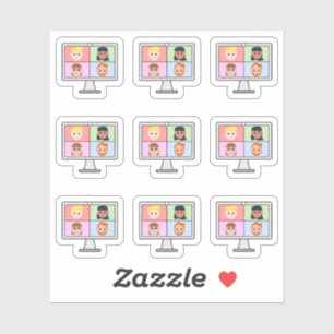 Online Conference Video Call Meeting Bujo Planner 