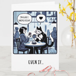 Online Dating Humourous Quote Funny Valentines Day Card