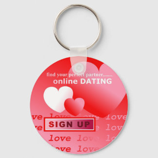 Online Dating Key Ring