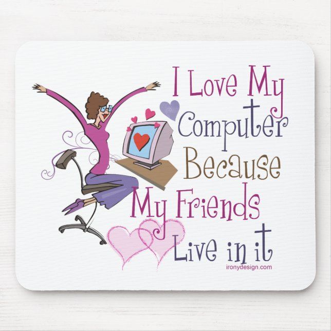 Online Friends Mousepads (Front)