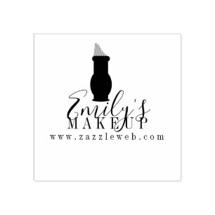 Online  Makeup Products Boutique Logo   Rubber Stamp