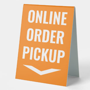Online Order Pickup With Business Name Orange
