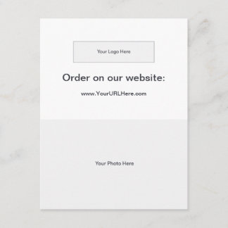 Online Ordering - Postcard (Hor. Logo)