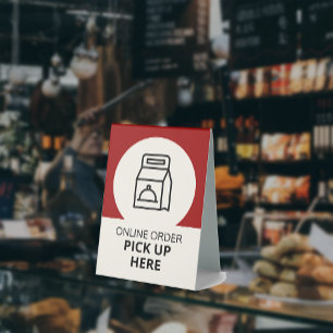 Online Pickup Here Red