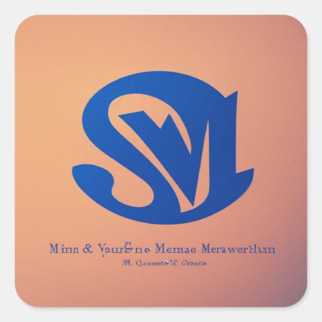 "Online Sales Specialist" Square Sticker (Front)