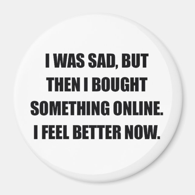 Online Shopping Fun Magnet (Front)