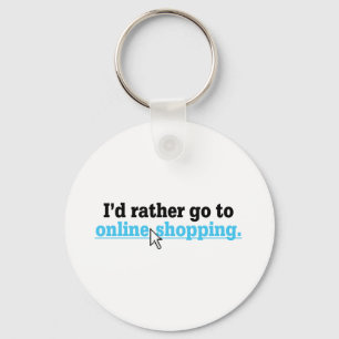 Online Shopping Key Ring