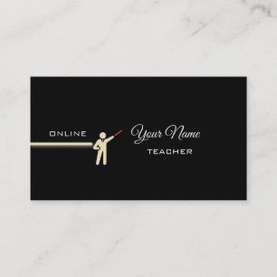 Online teacher business card