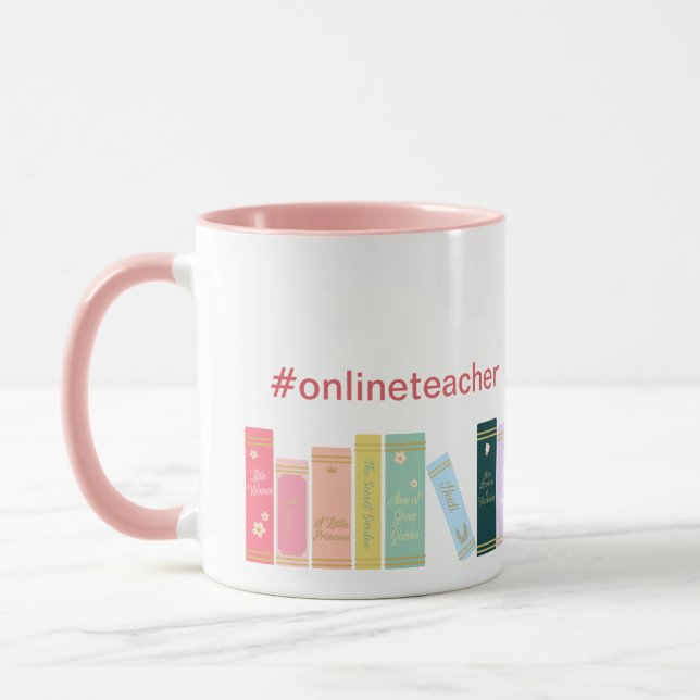 #Online Teacher mug. Mug (Left)