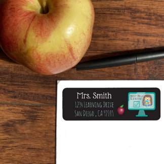 Online Teacher Return Address Labels