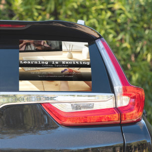 Online Teaching company vehicle adverting business