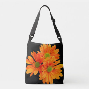 Only 3 Gerbera Blossom + your backgr. & ideas Crossbody Bag