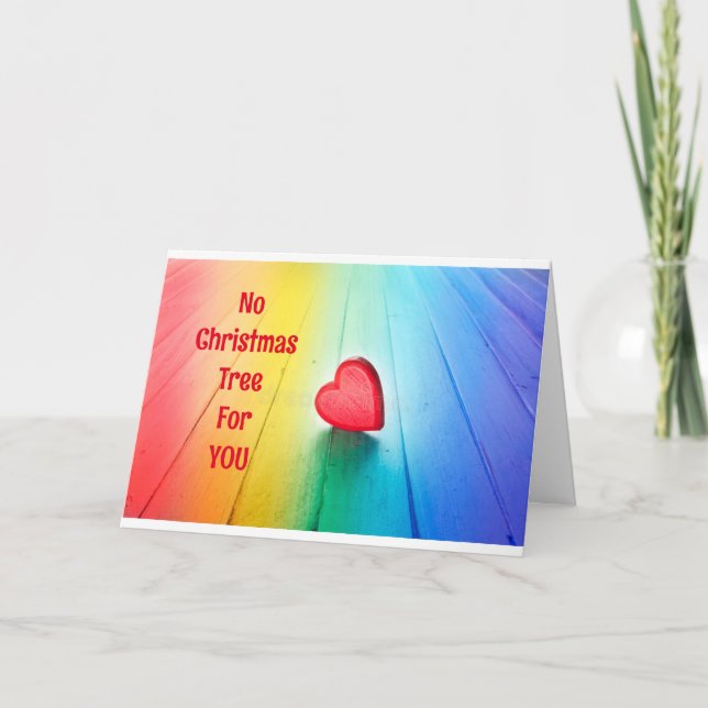 ONLY A "HEART" WILL DO FOR "YOU" AT CHRISTMAS HOLIDAY CARD (Front)