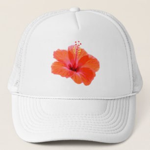 Only a Hibiscus Blossom + your text & ideas Trucker Hat