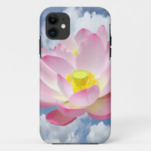 Only a Lotus Blossom + your text & ideas iPhone 11 Case