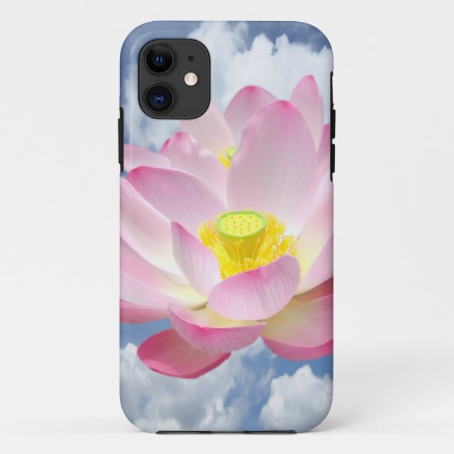 Only a Lotus Blossom + your text & ideas Case-Mate iPhone Case (Back)