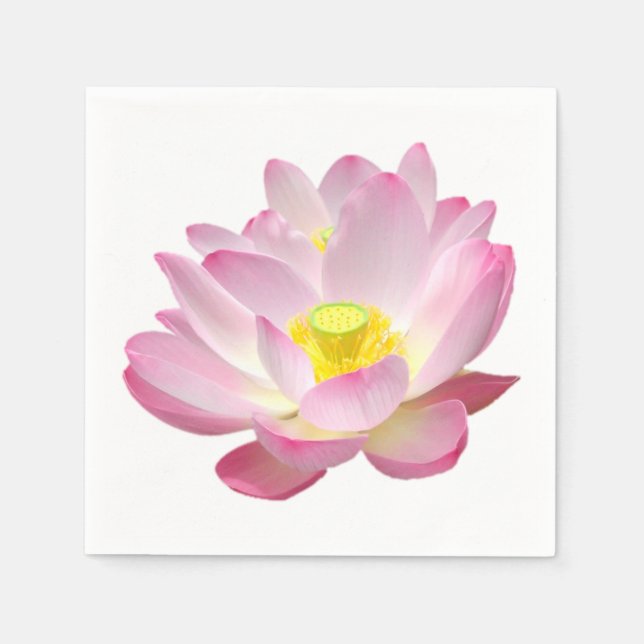 Only a Lotus Blossom + your text & ideas Napkin (Front)