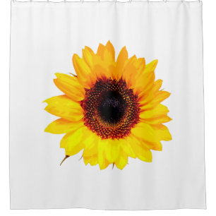 Only a Sunflower Blossom + your backgr. & ideas Shower Curtain