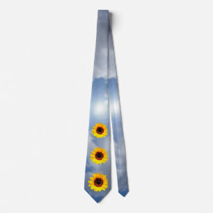 Only a Sunflower Blossom + your text & ideas Tie