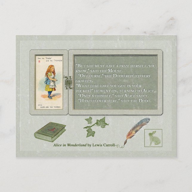 Only a Thimble Postcard (Front)