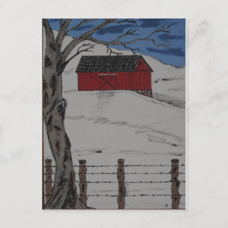 Only A Winter Day Postcard