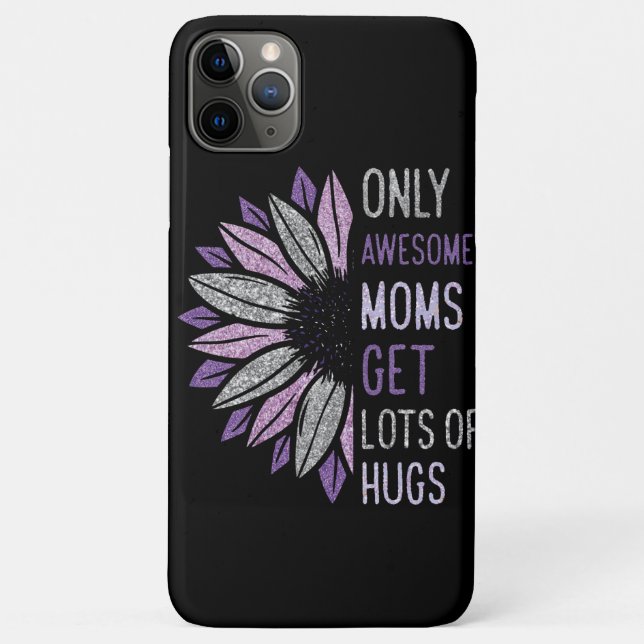 only awesome moms get lots of hugs Case-Mate iPhone case (Back)