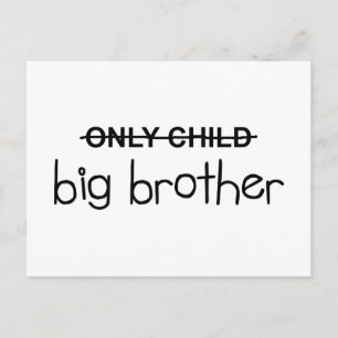 Only Big Brother Postcard