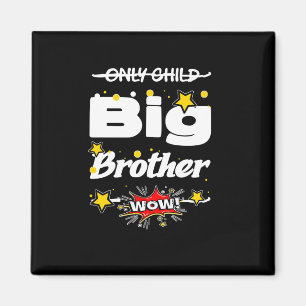 Only Child Brother Comic Sticker Magnet