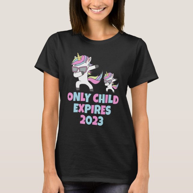 Only Child Expires 2023 Promoted To Big Brother Bi T-Shirt (Front)