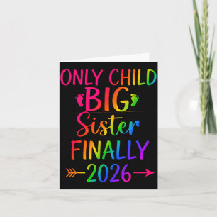 Only child expires 2026 promoted to big sister card