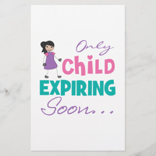 Only Child Expiring Soon
