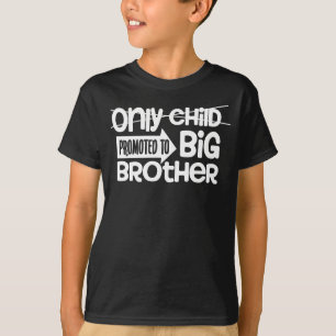 Only Child Promoted To Big Brother Announcement T-Shirt