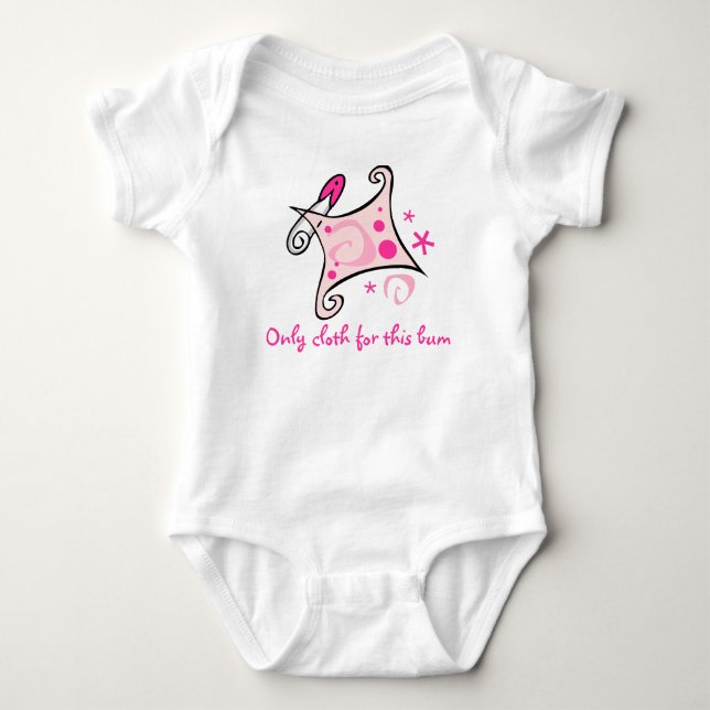 Only cloth for this bum baby bodysuit (Front)
