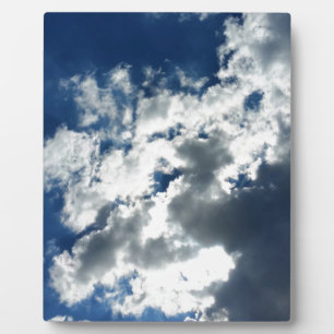 Only clouds plaque