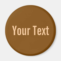 ONLY COLOR / brown + your text