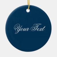 ONLY COLOR / dark blue + your text